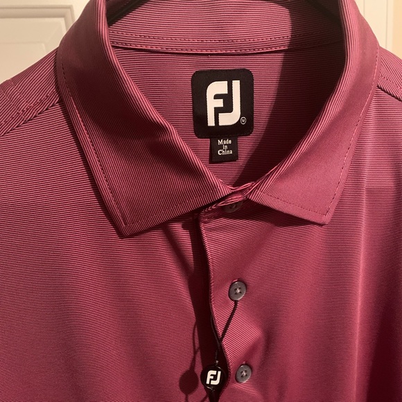 Brand New FootJoy Golf Shirt with Charity Logo on sleeve - Picture 1 of 4